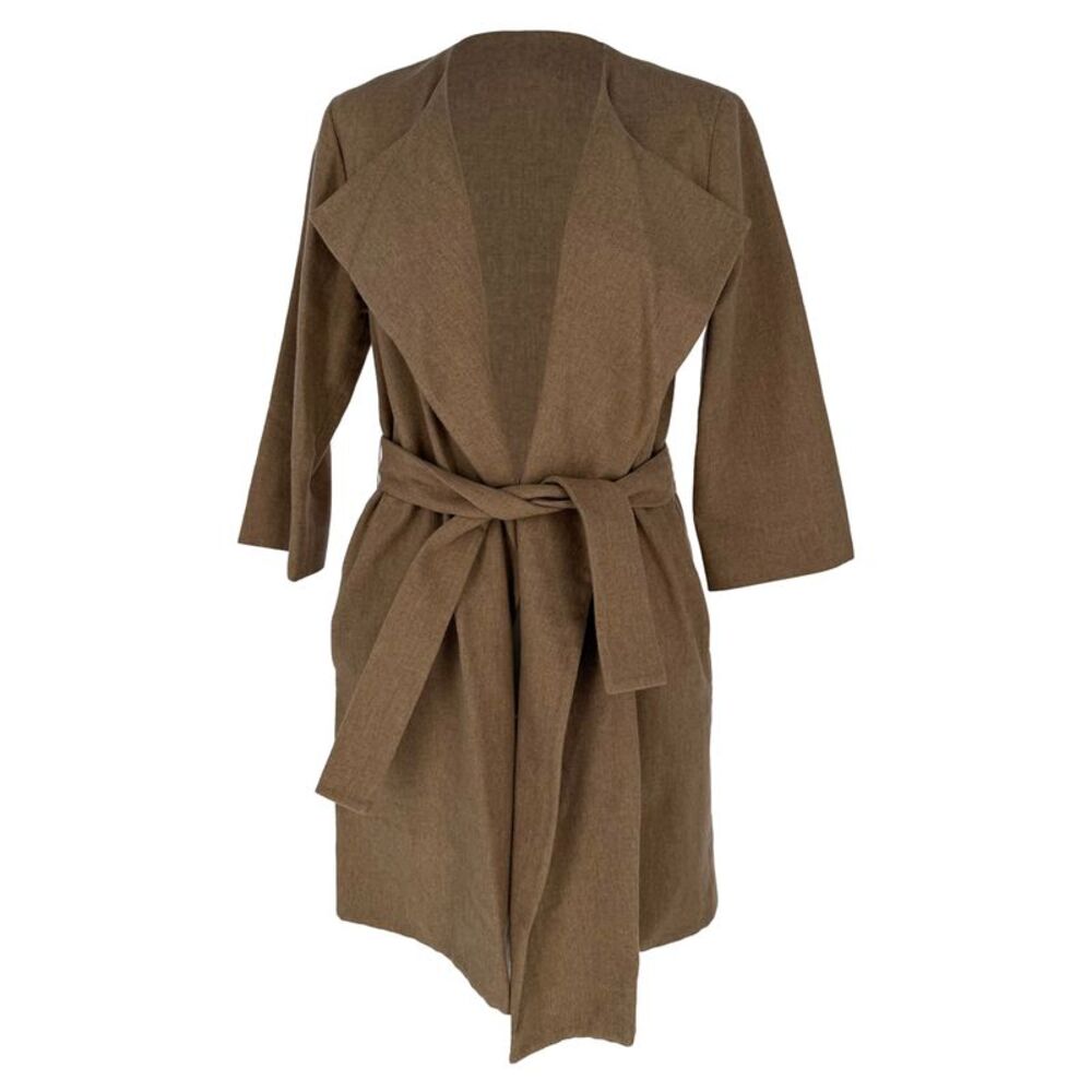 Etro Belted Coat in Brown Cashmere